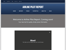 Tablet Screenshot of airlinepilotreport.com